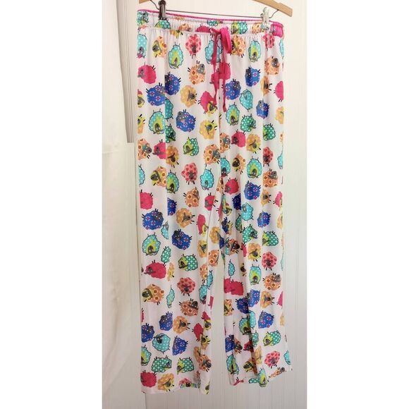 Good night kiss, counting sheep, pajama bottoms. Size large - Picture 2 of 6